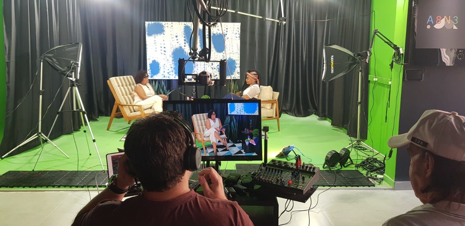 Estúdio green screen